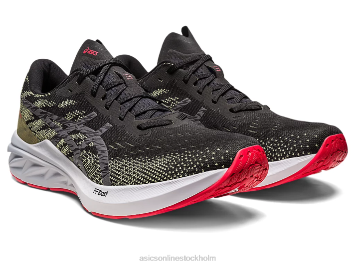 Asics dynablast 3 män D6D0215 svart vit