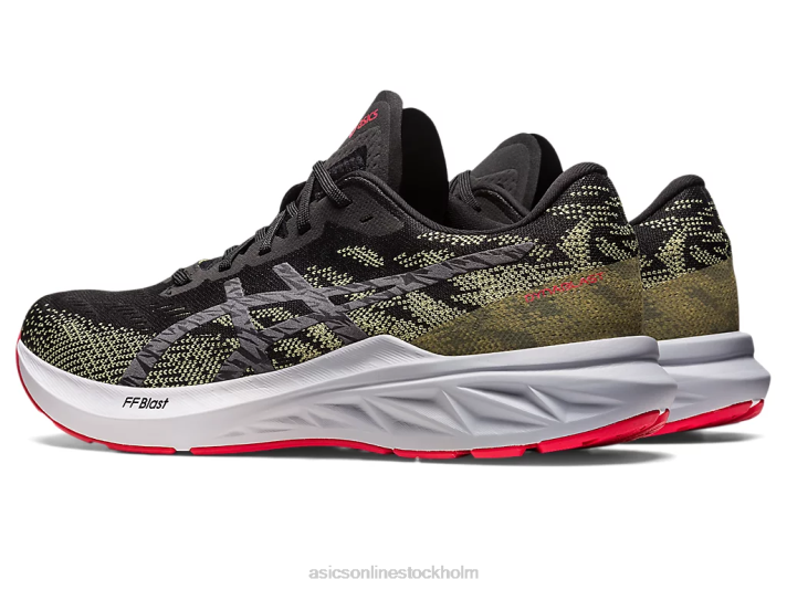 Asics dynablast 3 män D6D0215 svart vit