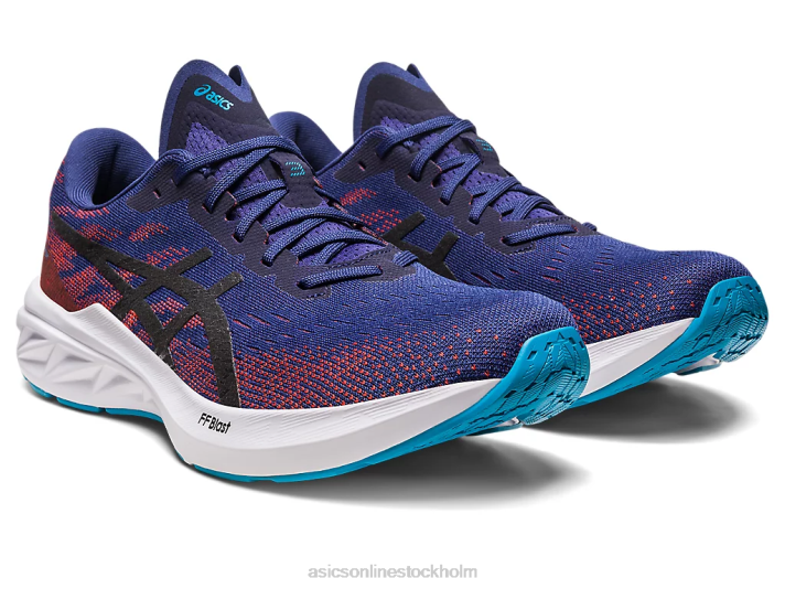 Asics dynablast 3 män D6D0251 indigo blå/svart