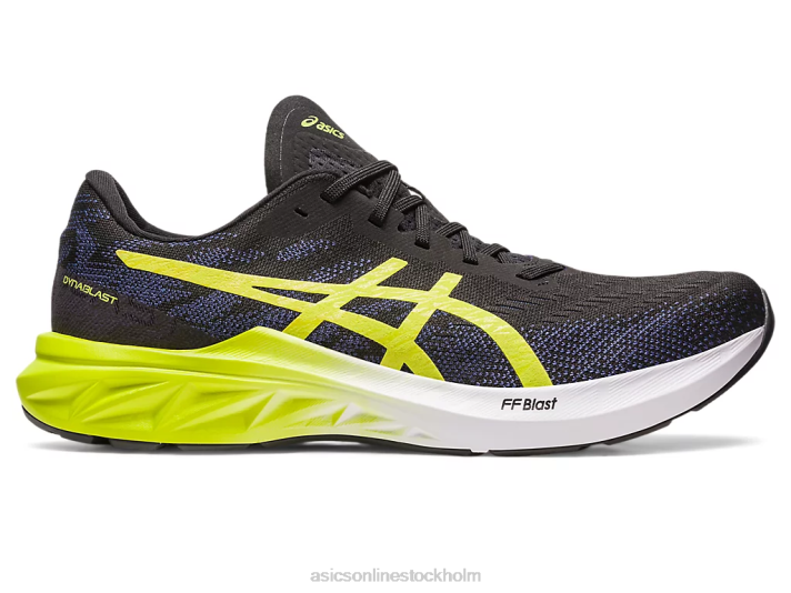 Asics dynablast 3 män D6D0264 svart/limeskal