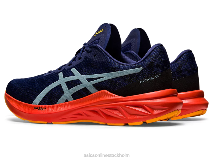 Asics dynablast 3 män D6D0821 djupt hav/lätt stål
