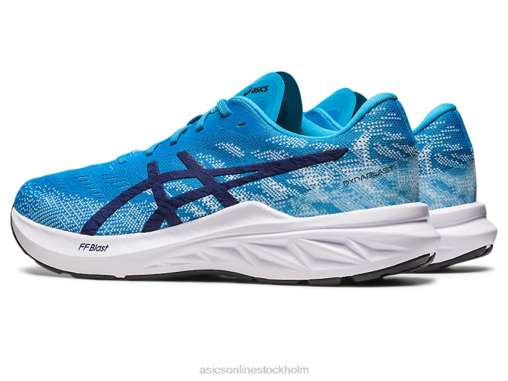 Asics dynablast 3 män D6D088 öblå/indigoblå