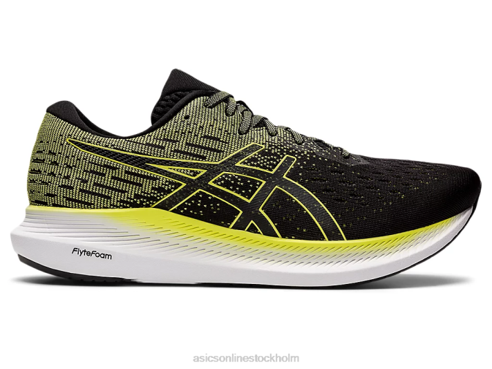 Asics evoride 2 män D6D01774 svart/glödgul