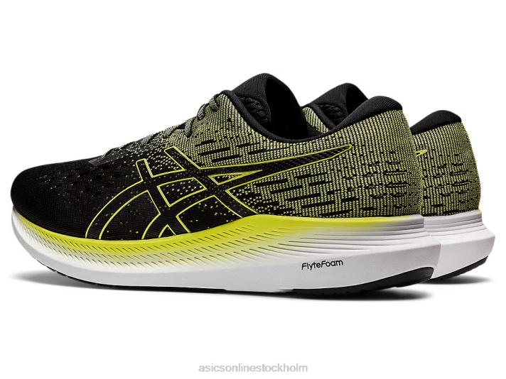 Asics evoride 2 män D6D01774 svart/glödgul
