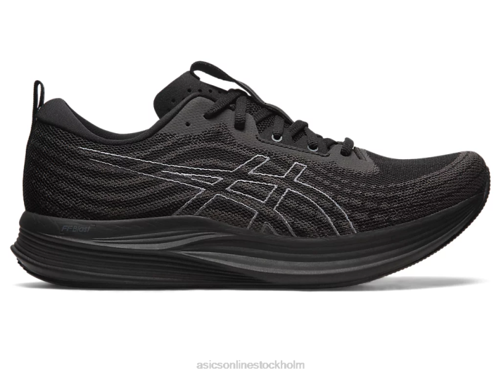 Asics evoride hastighet bred män D6D0503 svart/bärgrå
