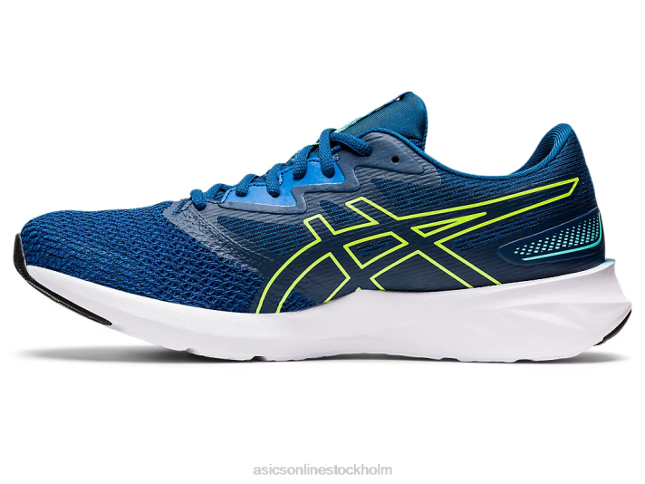 Asics fuzeblast män D6D01579 lake drive/hazard green