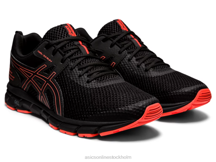 Asics gel-33 män D6D0896 svart/blixt korall