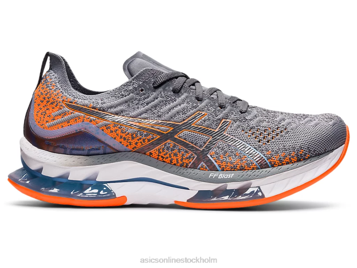 Asics gel-kinsei blast män D6D0600 sheet rock/chockerande orange