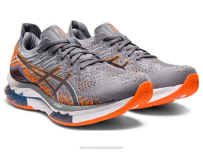 Asics gel-kinsei blast män D6D0600 sheet rock/chockerande orange