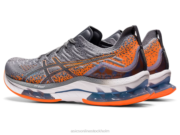Asics gel-kinsei blast män D6D0600 sheet rock/chockerande orange