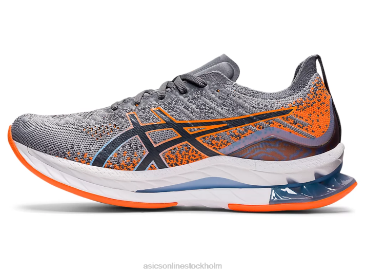 Asics gel-kinsei blast män D6D0600 sheet rock/chockerande orange