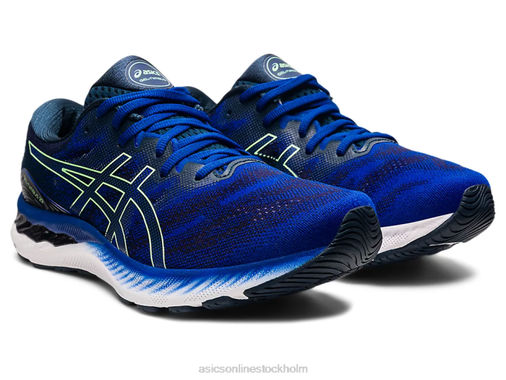 Asics gel-nimbus 23 män D6D01854 monaco blå/ljus lime