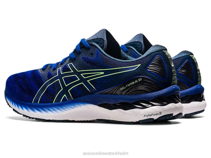 Asics gel-nimbus 23 män D6D01854 monaco blå/ljus lime
