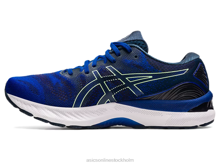 Asics gel-nimbus 23 män D6D01854 monaco blå/ljus lime