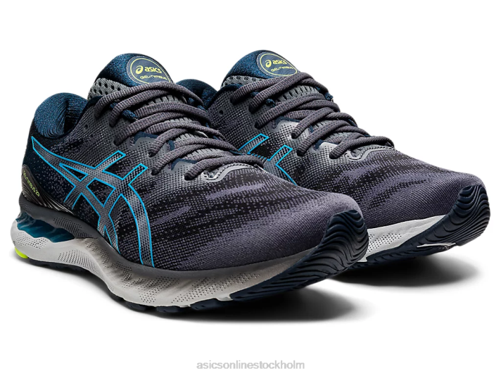 Asics gel-nimbus 23 män D6D02018 bärare grå/digital aqua