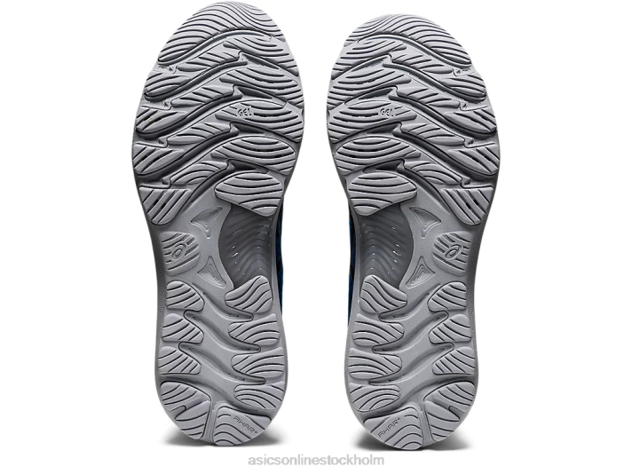 Asics gel-nimbus 23 stickad män D6D01895 återfödd blå/svart