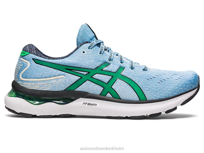 Asics gel-nimbus 24 begränsad upplaga män D6D01014 arktisk himmel/koriander