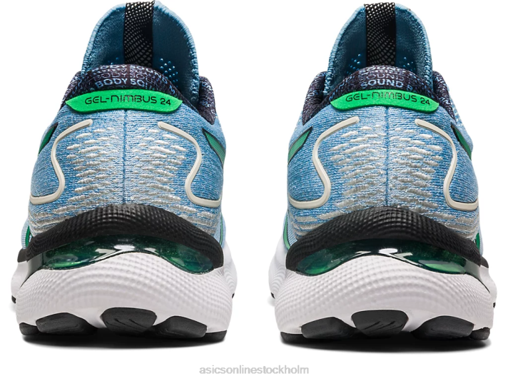 Asics gel-nimbus 24 begränsad upplaga män D6D01014 arktisk himmel/koriander