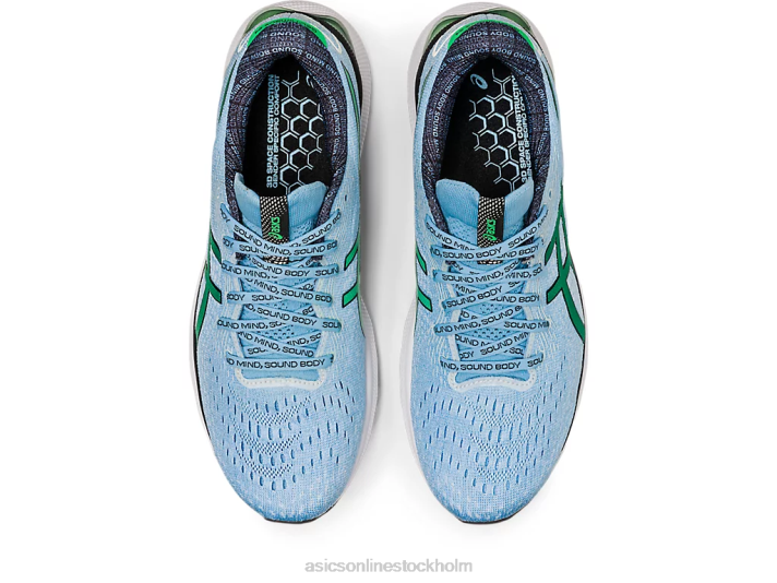 Asics gel-nimbus 24 begränsad upplaga män D6D01014 arktisk himmel/koriander