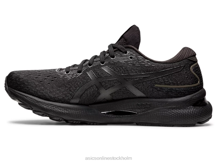 Asics gel-nimbus 24 bred män D6D0587 svart