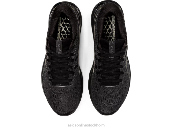 Asics gel-nimbus 24 bred män D6D0587 svart
