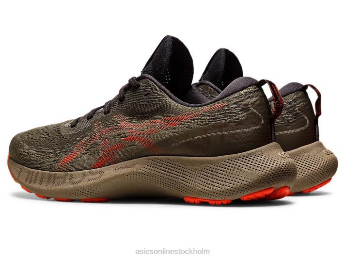 Asics gel-nimbus lite 3 män D6D01062 mantelgrön/körsbärstomat