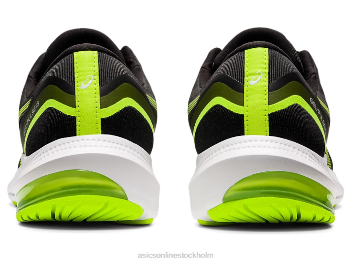 Asics gel-puls 13 män D6D01495 svart/farlig grön