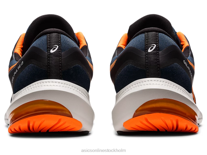 Asics gel-puls 13 män D6D01530 fransk blå/chockerande orange