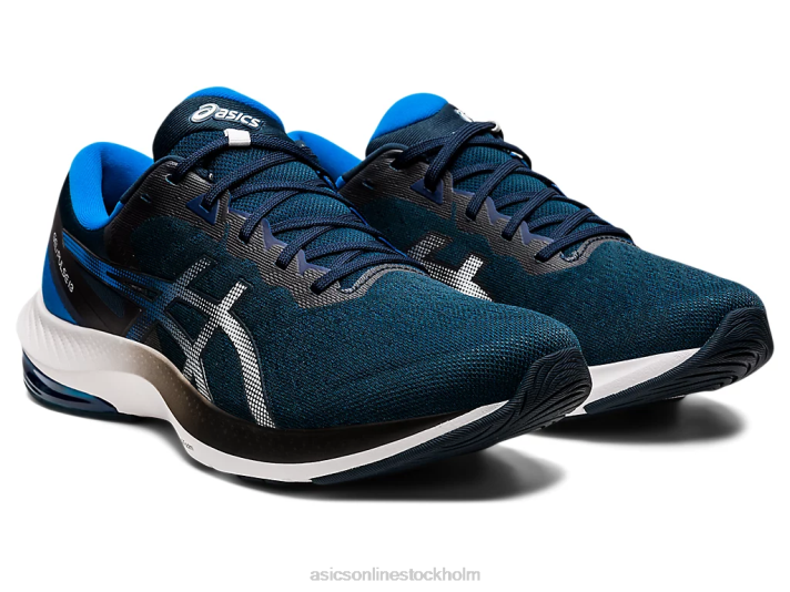 Asics gel-puls 13 män D6D01717 fransk blå/vit
