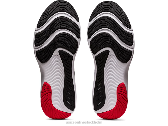 Asics gel-puls 13 män D6D01729 svart/elektrisk röd