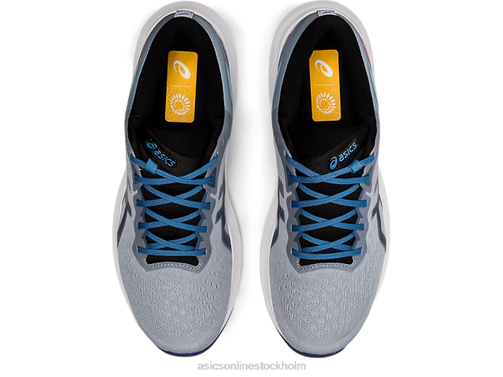 Asics gel-puls 13 män D6D01762 piemontegrå/åskblå