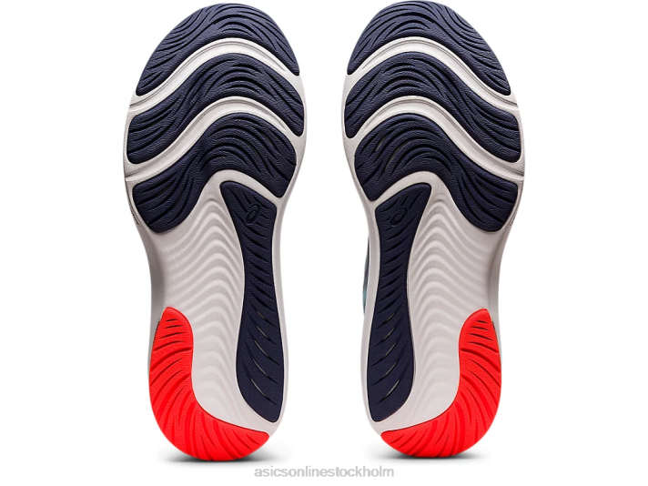 Asics gel-puls 13 män D6D01762 piemontegrå/åskblå