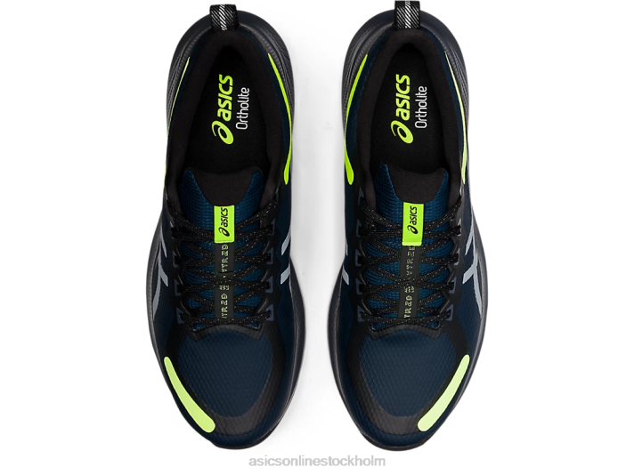 Asics gel-puls 13 syl män D6D01647 fransk blå/säkerhetsgul