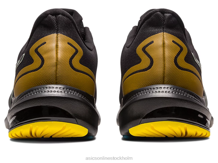 Asics gel-puls 14 gtx män D6D0518 svart/viskgrönt