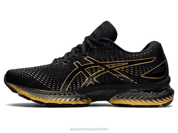 Asics gel-saiun män D6D01739 svart/rent guld