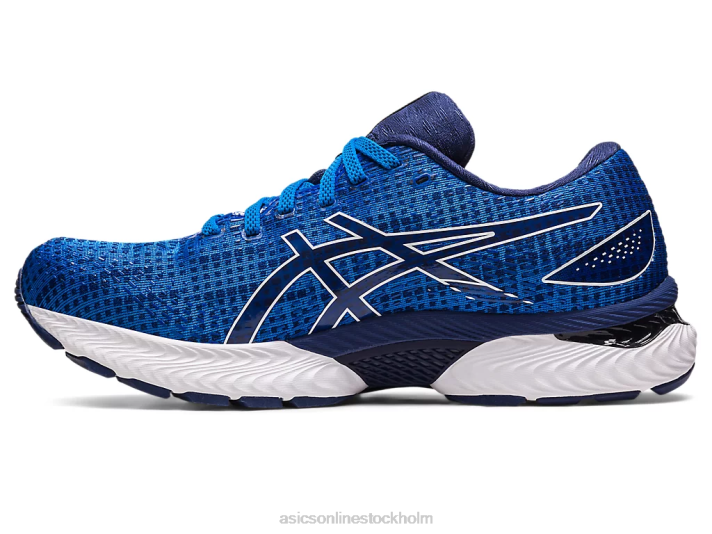 Asics gel-saiun män D6D0496 elektrisk blå/vit