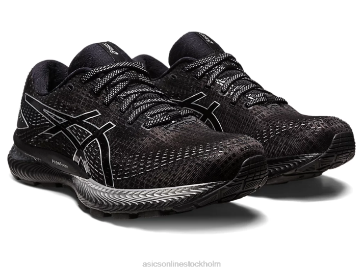 Asics gel-saiun män D6D0509 svart/rent silver