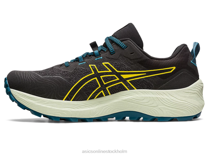 Asics gel-trabuco 11 gtx män D6D053 svart/guldgul