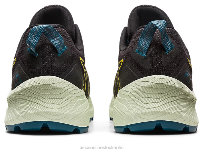 Asics gel-trabuco 11 gtx män D6D053 svart/guldgul