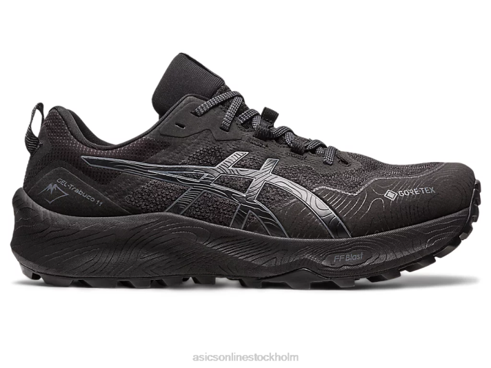 Asics gel-trabuco 11 gtx män D6D064 svart/bärgrå
