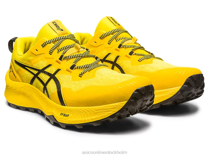 Asics gel-trabuco 11 män D6D0230 guldgul/svart