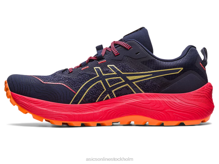 Asics gel-trabuco 11 män D6D0250 indigoblå/olivolja