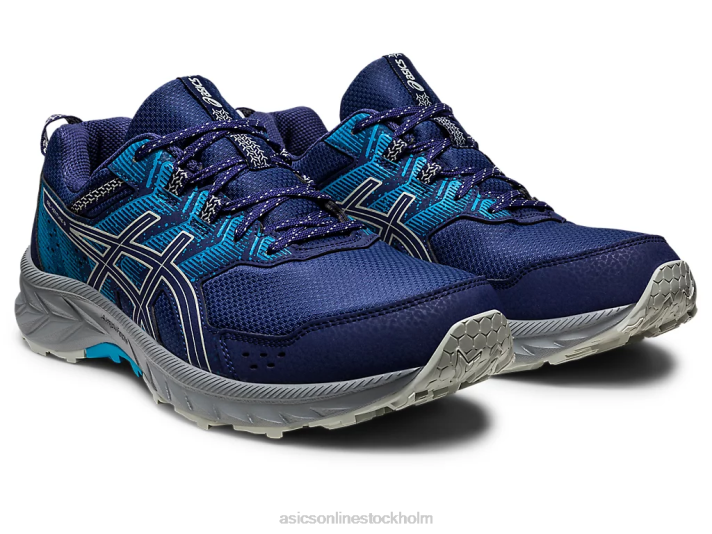 Asics gel-venture 9 män D6D0108 indigo blå/ljus salvia