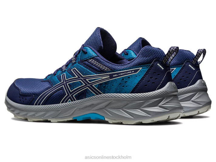 Asics gel-venture 9 män D6D0108 indigo blå/ljus salvia