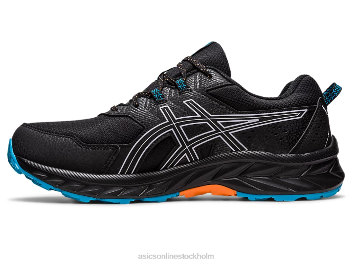 Asics gel-venture 9 vattentät män D6D0129 svart/skymningsviolett