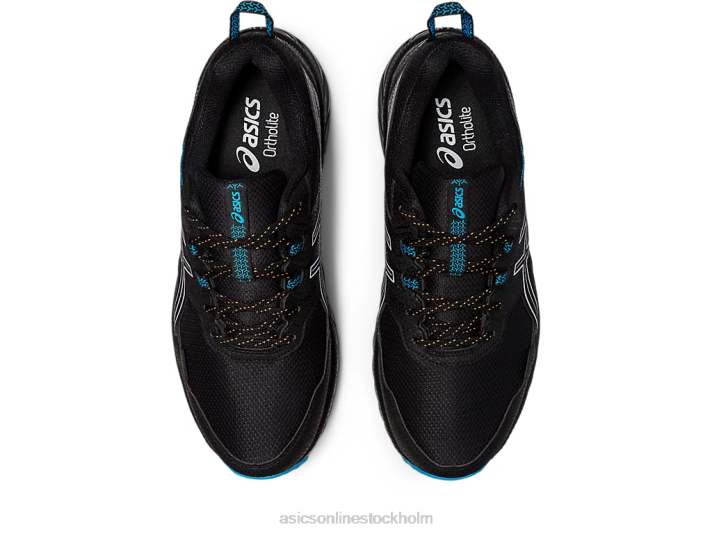 Asics gel-venture 9 vattentät män D6D0129 svart/skymningsviolett