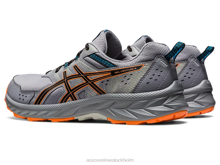 Asics gel-venture extra bred män D6D098 sheet rock/sol persika