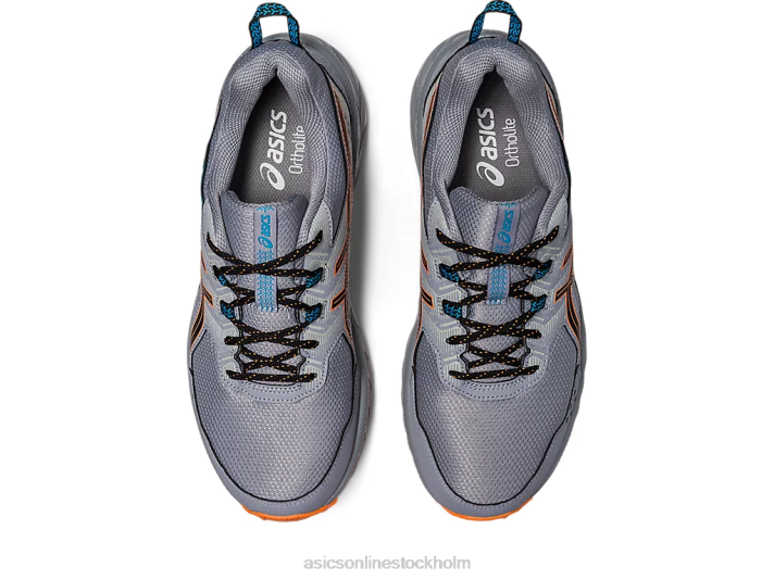 Asics gel-venture extra bred män D6D098 sheet rock/sol persika