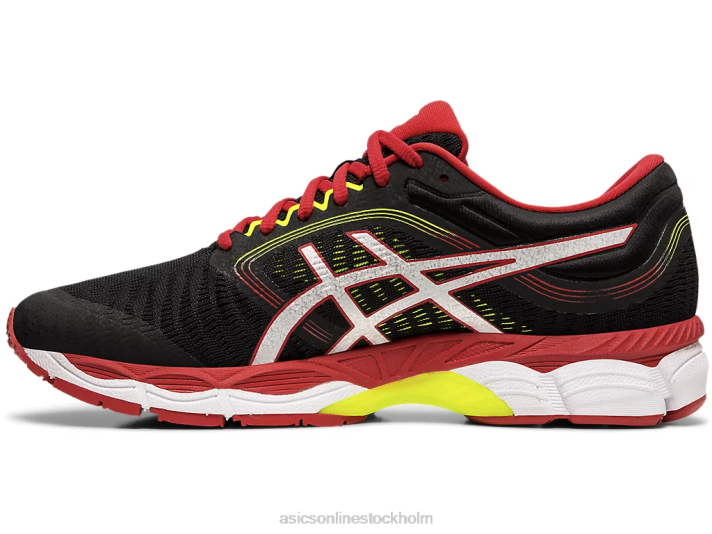 Asics gel-ziruss 3 män D6D02103 svart/hastighetsröd