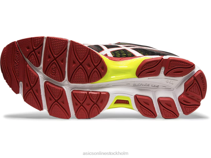 Asics gel-ziruss 3 män D6D02103 svart/hastighetsröd